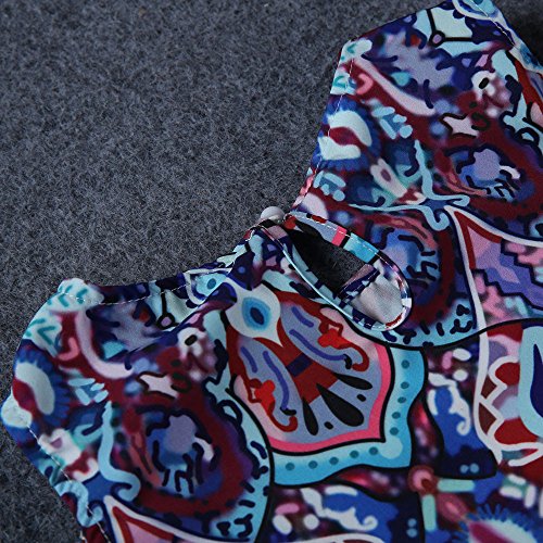 Girls Princess Dress, Mosunx Off Shoulder Print Bohemian Dress Clothes Outfits (Suitable for ages:5-6years old, Multicolor) - Thumbnail 6