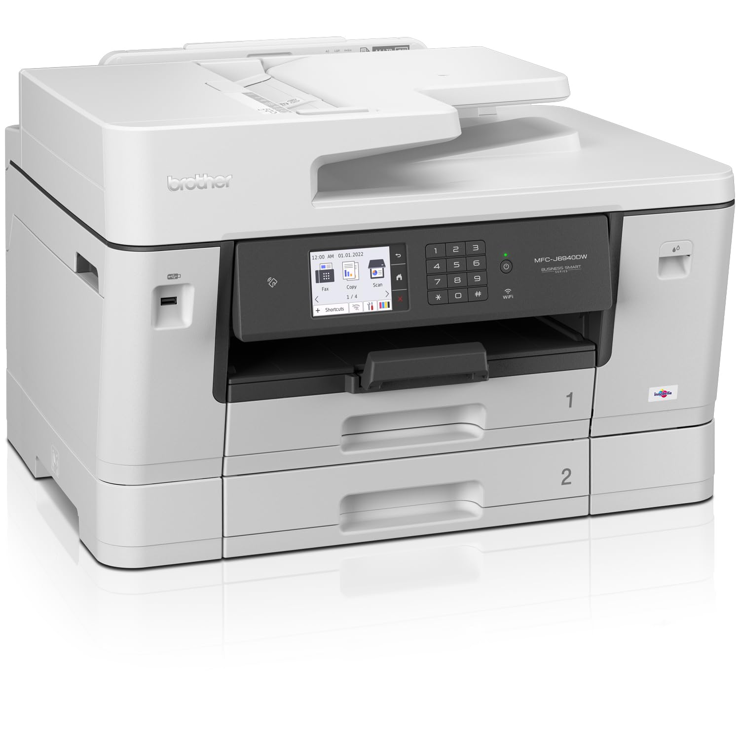 Brother MFC-J6940DW Wireless Color Inkjet All-in-One Printer | 500-Sheet Capacity | 11