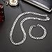 Potok S925 Sterling Silver Cat Moon Necklace Cat and Moon Pendant Necklace,18'' (Chains)