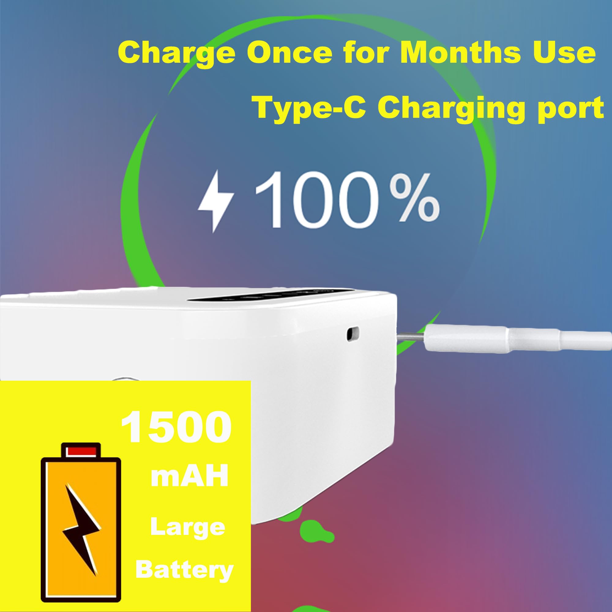 Electric Nasal Aspirator with Storage Box, 70Kpa Electric Nose Suction Nose Sucker for Baby,3 Silicone Tips,9 Suction Levels,Light Function,Anti-Reflux Design,BC-026