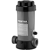 Hayward Automatic Chlorine Chemical Feeder In-Ground and Above Ground Pools | CL200 In-Line Chlorine Feeders are ideal for Large or Small, Slow Dissolving, Trichlor or Bromine Tablets Easy Cover Removal