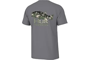 HUK Men's Kc Scott Short Sleeve Tee, Performance Fishing T-Shirt