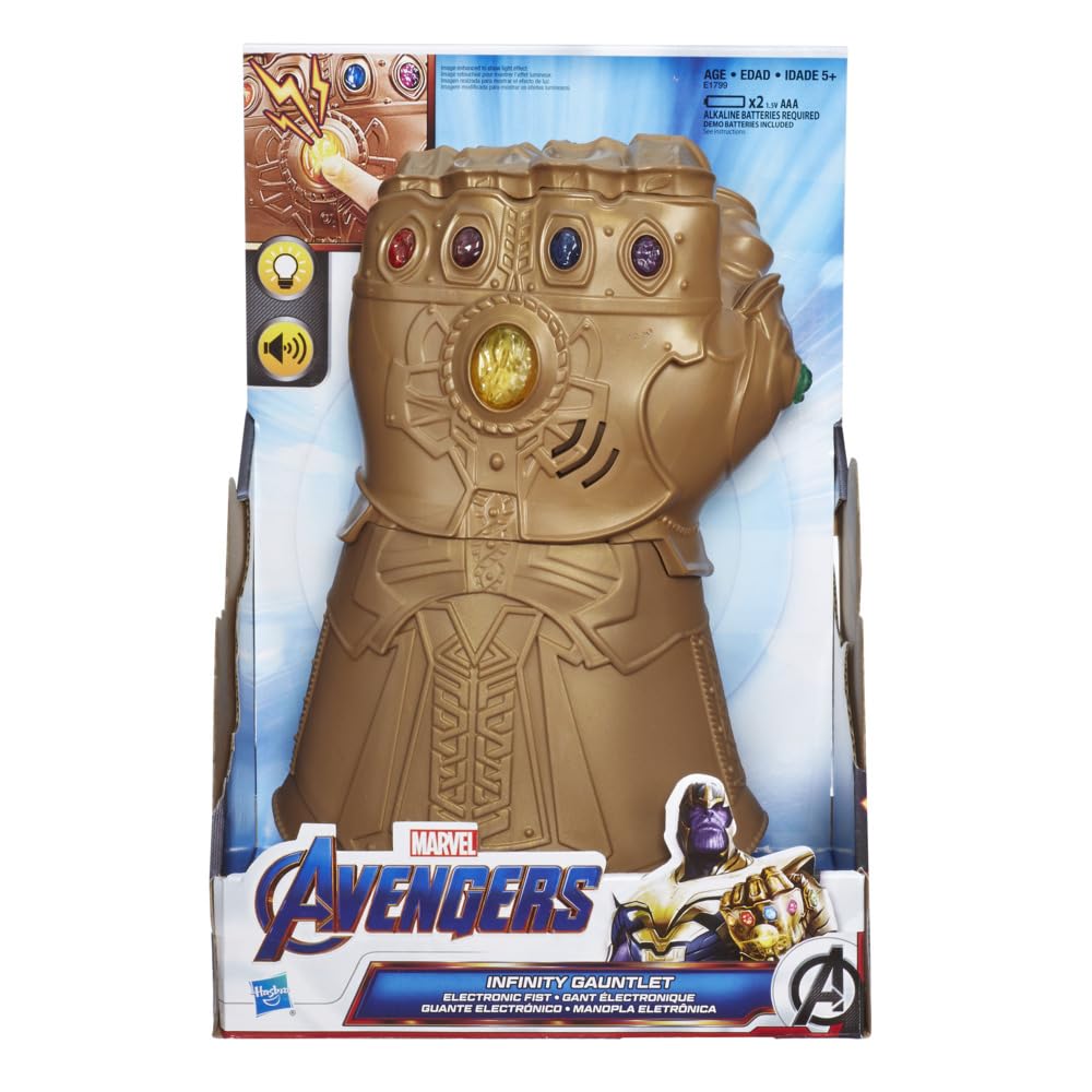 Marvel Avengers: Infinity War Infinity Gauntlet, Electronic Fist Role Play Super Hero Toys for Kids Ages 5 and Up