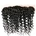 UNice Hair Icenu Series Peruvian Deep Wave Free Part 13x4 Lace Frontal Closure Pre-Plucked Virgin Human Hair Natural Color (14'')
