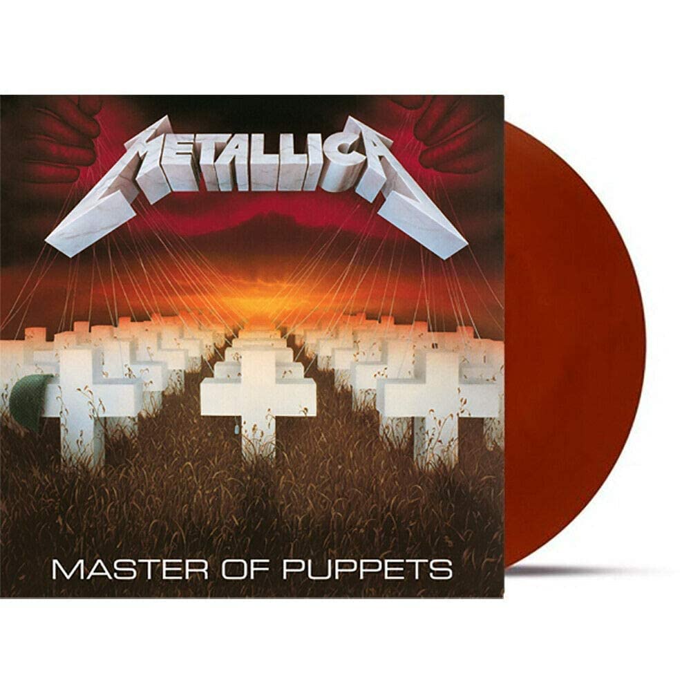 Photo 1 of Master Of Puppets - Exclusive Limited Edition Battery Brick Red Colored Vinyl LP