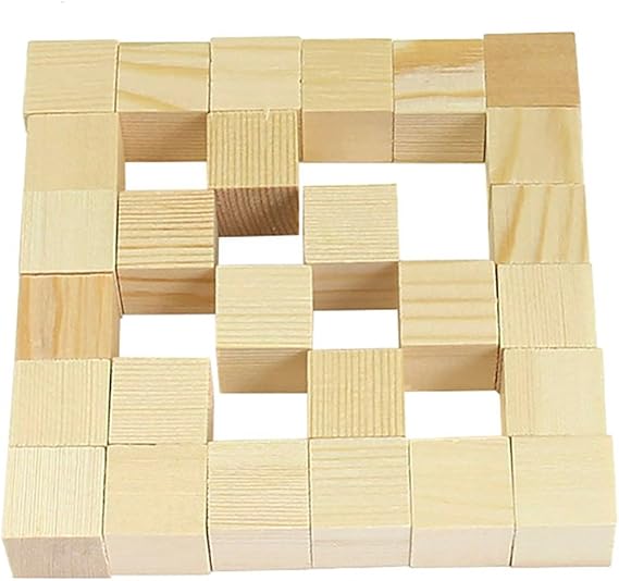 plain wooden baby blocks