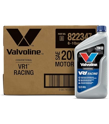 Amazon.com: Valvoline VR1 Racing 20W-50 Motor Oil, 1 Quart (Pack