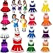 Total 2550 Kids/Girls' Cheerleader Costume Uniform Cheerleading Children Dress Outfit Halloween