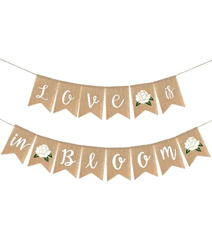 I Love You Bunting Banner – 1 String Pennant – Red Paper Wedding Decoration, Valentine's Day Party Supplies