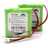 YUTSUJO (2-Pack) 4.8V 800mAh Ni-MH Battery for Standard Horizon HX100 | Replacement for FNB-125 battery; designed for compatible HX100 handheld marine radios.