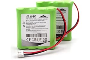 YUTSUJO (2-Pack) 4.8V 800mAh Ni-MH Replacement Battery for Standard Horizon HX100 FNB-125 Battery