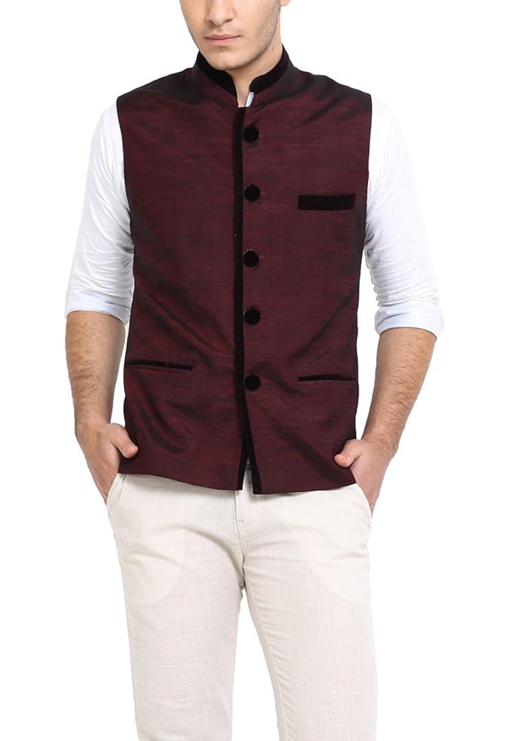 shaftesbury london men's cotton waistcoat