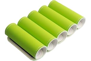 BAGSWEET Luggage Handle Wrap-5 Pack Luggage Handle Wraps for Suitcase/Carry on/Bag/Car Neon Luggage Identfiers Travel Accessories for Luggage (Light Green)