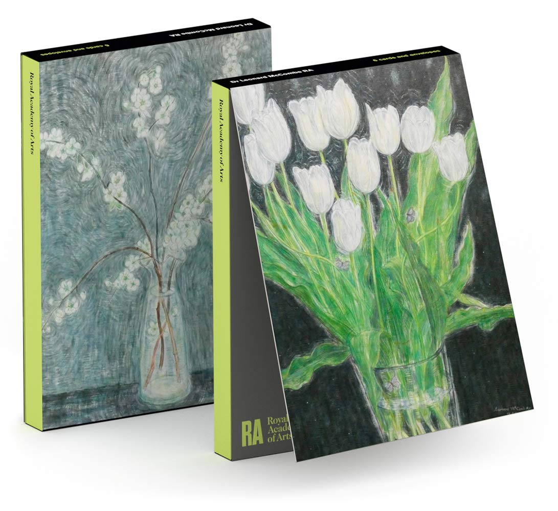 Royal Academy Dr Leonard McComb Floral Set of 6 Art Greeting Cards (12 x 17 cm)