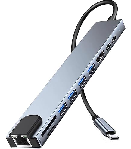 HiDock H1 Review HiDock P1 H1E 8-in-1 USB C Docking Station