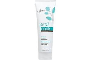 Gena Pedi Soak Foot Bath with Tea Tree Oil – Cleansing Foot Soak for Dry, Tired Feet, Softens Calluses and Deodorizes, Athletes Foot & Pedicure Spa Treatment, 8.5 fl oz