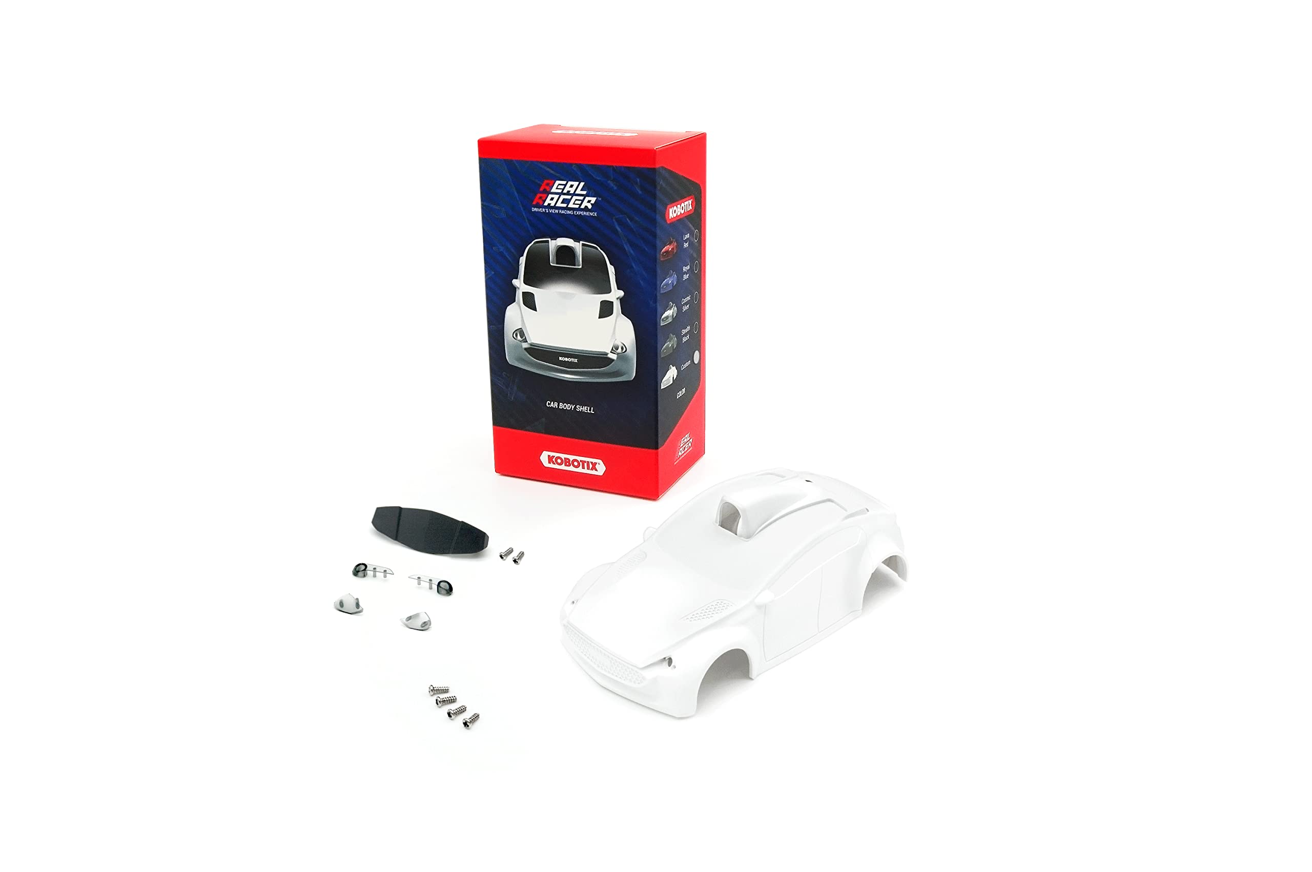 Kobotix Real Racer Car Body Shell - Refresh Your RC Racing Style with a Replacement Shell (Customisable) — image 1
