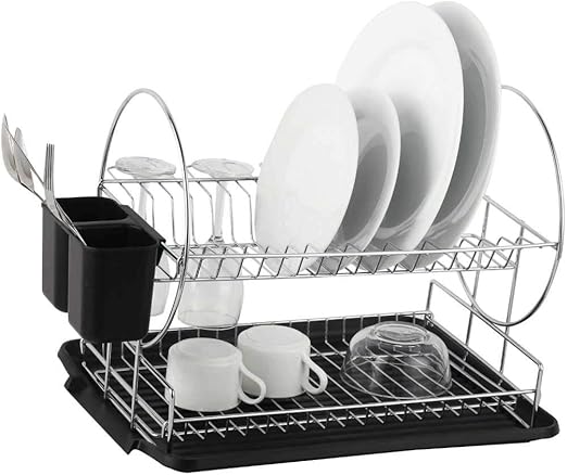 2 tier dish rack amazon