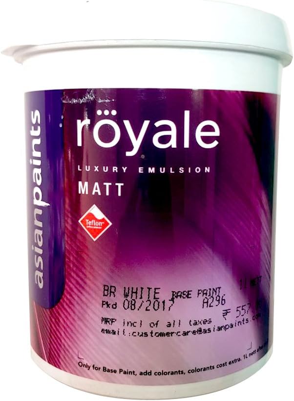 Asian Paints White Plastic Paint 1 Ltrs 