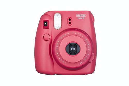 Fujifilm Instax Mini 8 Instant Film Camera (Raspberry) (Renewed