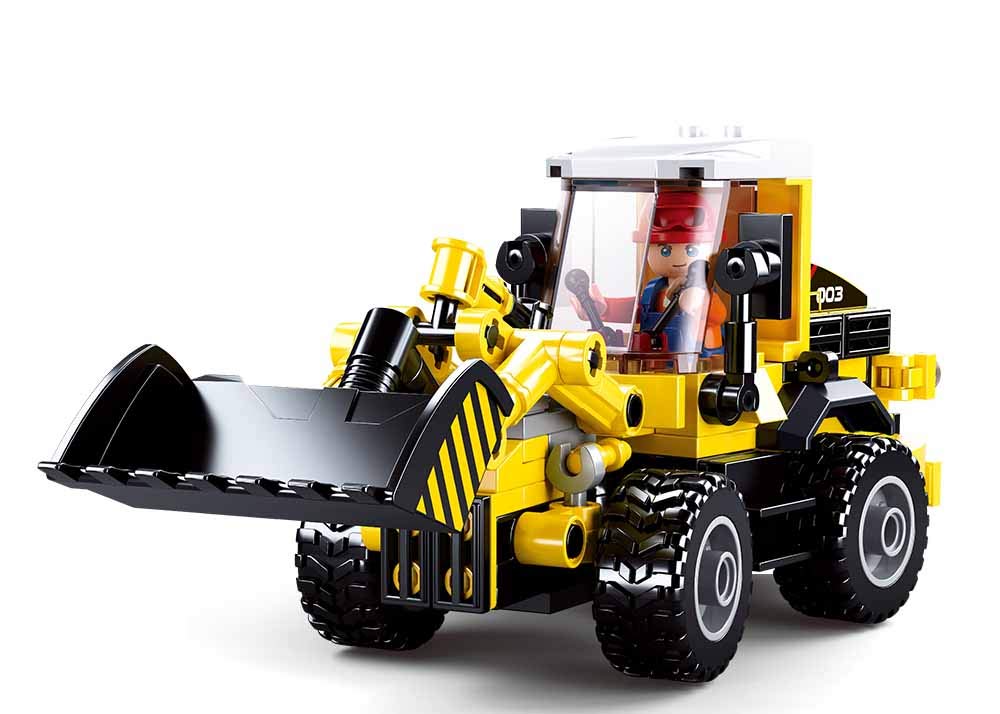 Sluban Town-forklift 2 into1 200 Pieces