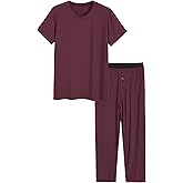 Latuza Men's Viscose Pajamas Set Shirt and Pants with Pockets