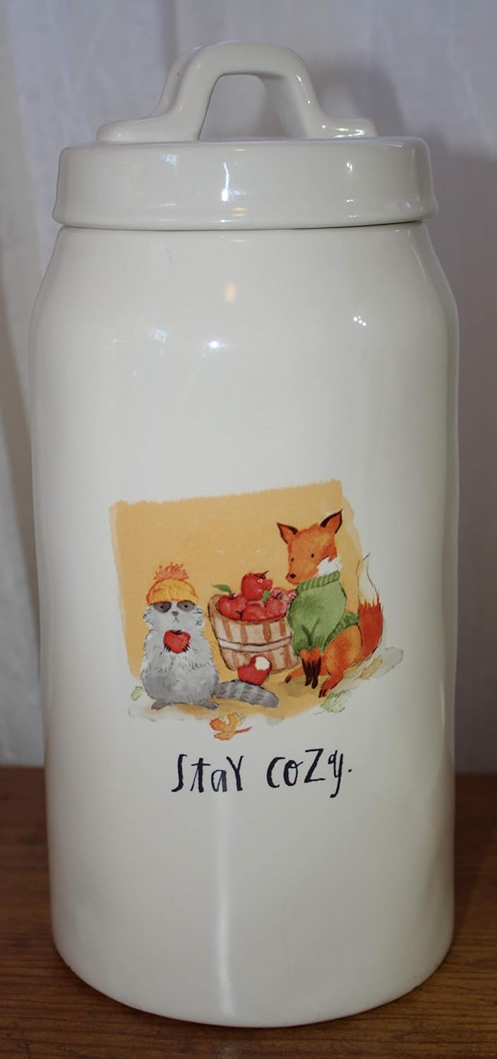 rae dunn cat canister
