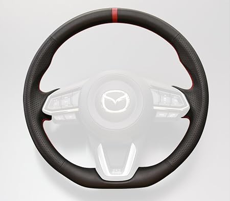 Amazon スポーツステアリングホイール レッドセンターマーク付特別仕様品 Mbb1370 23 Autoexe オートエクゼ Mbb1370 23 ステアリング ハンドル 車 バイク