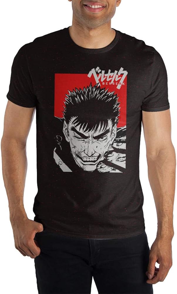 Amazon.com: Berserk Black Splattered Mens T-Shirt: Clothing