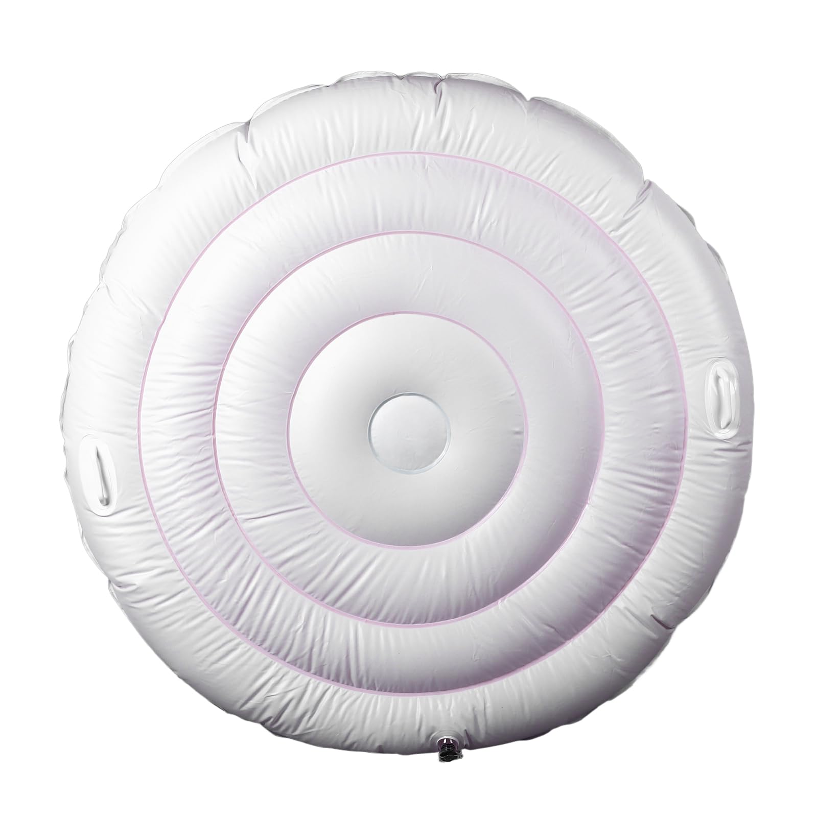 Fockety Focketyx9to5kgnpd Insulated Energy Efficient Round White 4.5ft Inflatable Hot Tub Cover