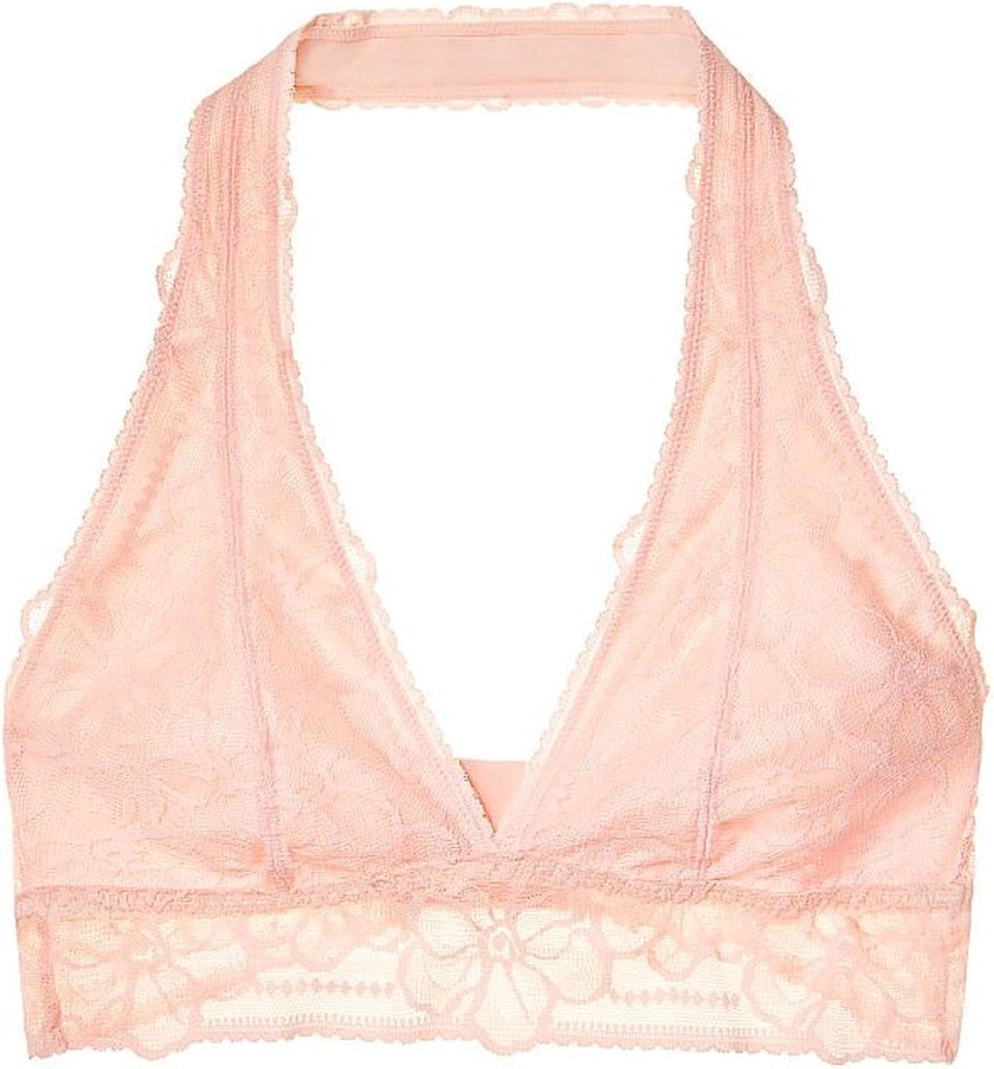 pink halter bralette