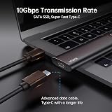 Netac Portable SSD 500GB USB 3.2 Gen 2 10Gbps Type-C External Solid State Drive view 3
