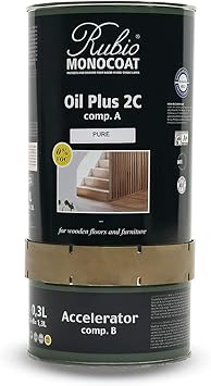 Rubio Monocoat Oil Plus 2c Farbton Pure 1 3 Liter Inkl Harter Amazon De Baumarkt
