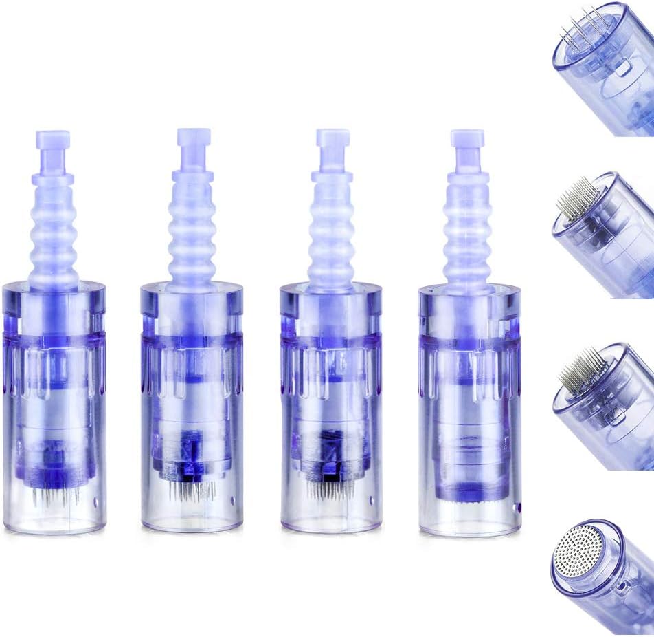 Dr Pen Ultima A6 Needles, Missicee 25PCS Dermapen Cartridges Micro Needles Cartridges Included 6pcs 12Pin + 6pcs 36Pin + 6pcs 42Pin + 7pcs Nano Round for Dr. Pen Ultima A6 pen