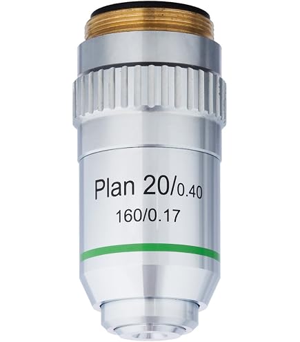 Amazon.com: AmScope PA10XK 10X Plan Achromatic Objective Lens with