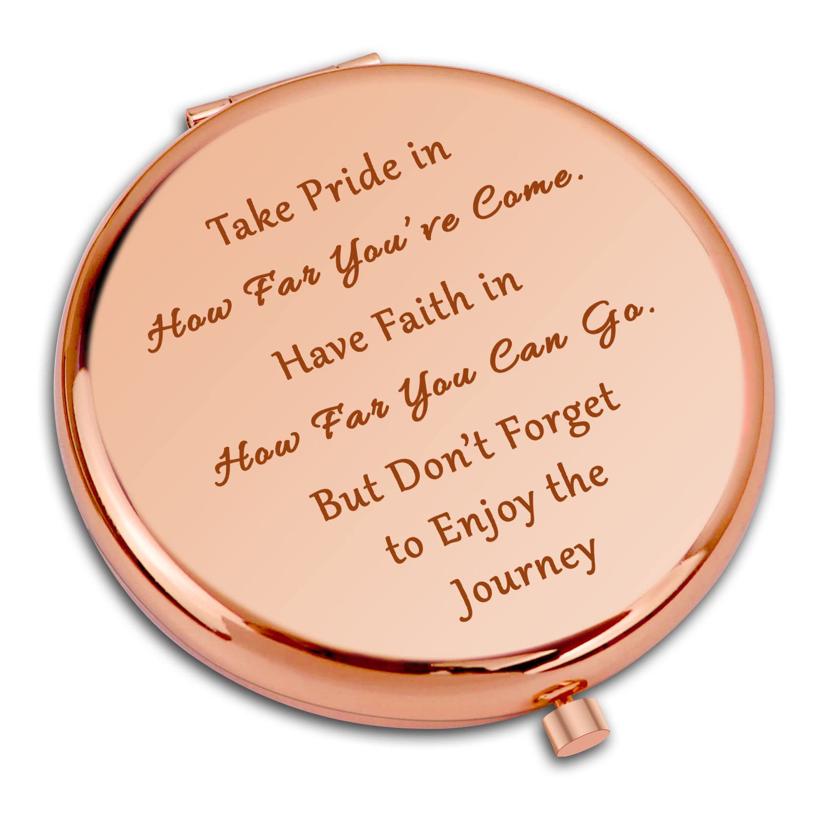 Graduation Gifts for Her Compact Makeup Mirror for Girls Friends Daughter Inspirational Graduation Gifts for Friends College Graduates Gift Folding Makeup Mirror Encouragement Gifts for Nurse Graduate