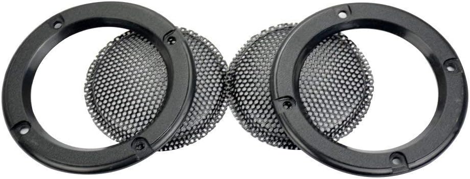 Floratek 2PCS 6.5 Inch Car Speaker Grill Cover Guard Protector With Black Metal Mesh Speaker Decorative Circle 8 Screws Included (6.5 Inch) - Image 5