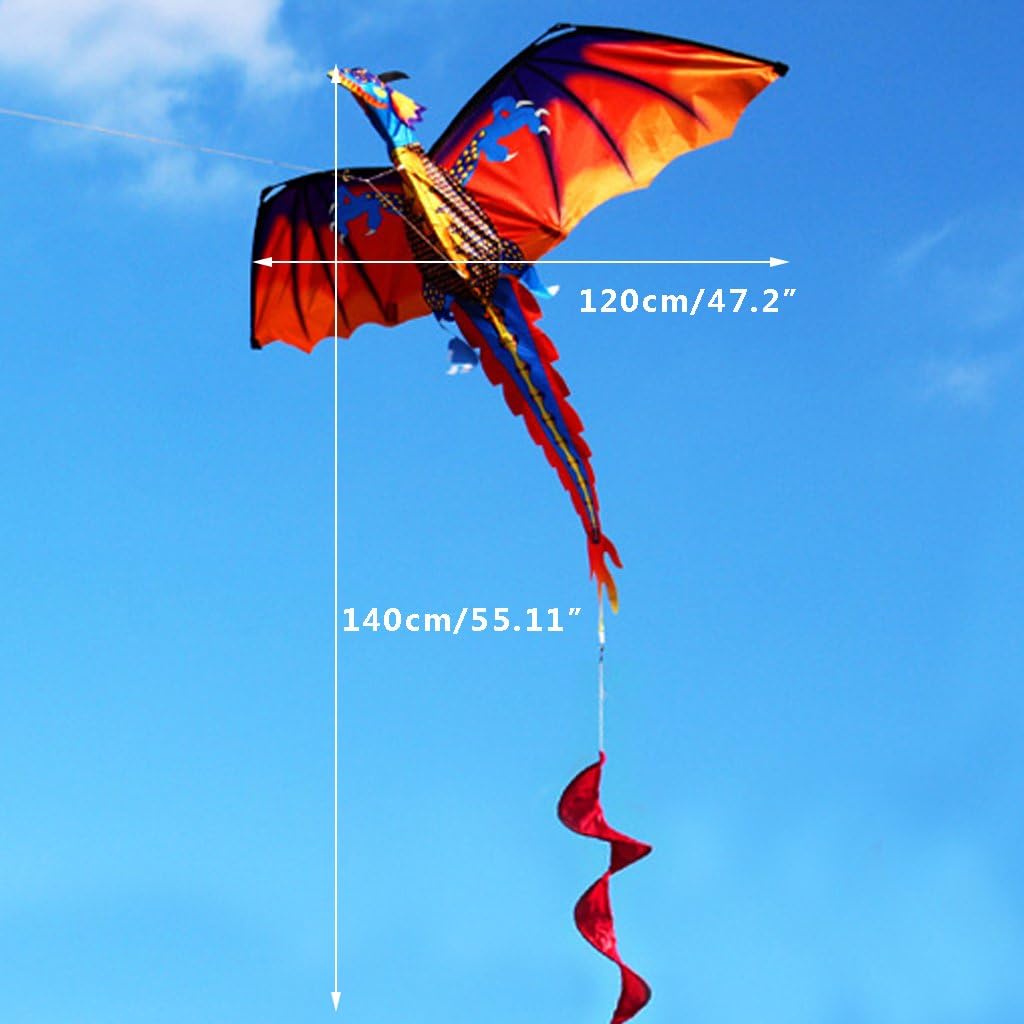 Manyo 3D Dragon Kite With Tail Kites For Adult Kites Flying Outdoor