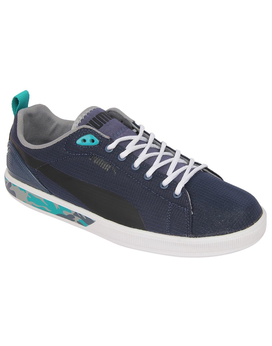 puma blue casual shoes