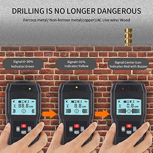 Electronic Wall Scanner Stud Finder for wood stud ac wire metal detector