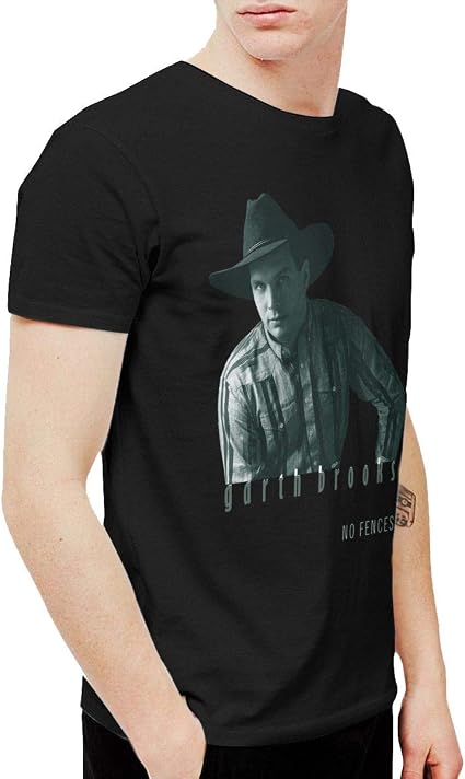 garth brooks yellow and black shirt