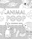 Animal Poop: A Coloring Book by Val Brains