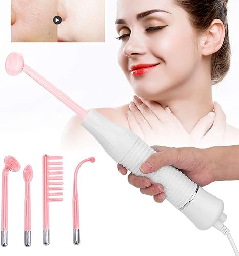 Amazon Com Mavis Laven Professional Lift Handheld Wand High Frequency Facial Machine For Skin Tightening Acne Spot Wrinkle Remover Puffy Eyes Red Us 110v Home Kitchen