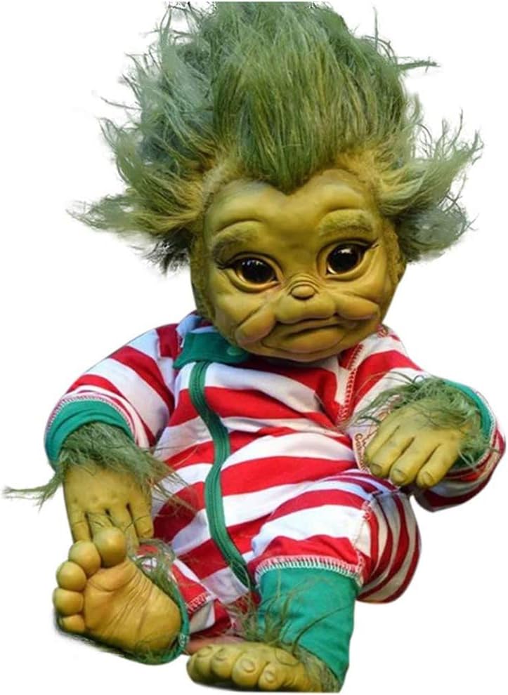 Silicone Reborn Baby Grinch Toy 