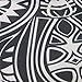 Sexy Women Tribal Tattoo Printed Party Dress Summer Dress, Black, XX-Large
