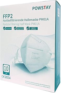 Easychee Powstay Pm01a Particulate Filtration Ffp2 Nr Protective Mask Box Of 10 Amazon De Baumarkt