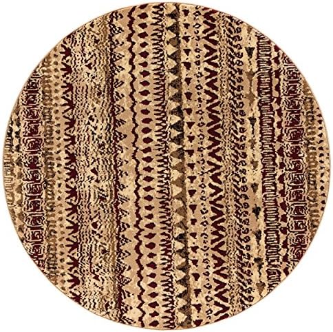 Great American Distributors Cottage Collection Noles Area Rug, Red