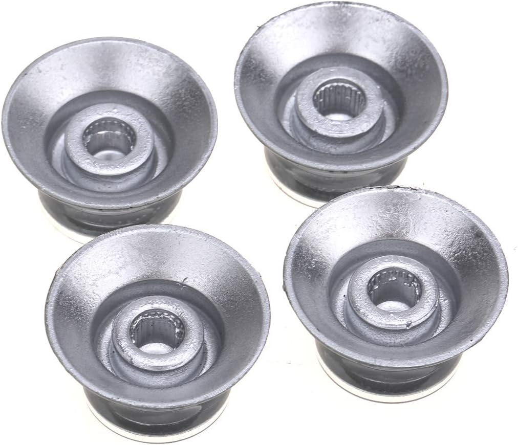 Musiclily Pro Imperial Inch Size Guitar Top Hat Bell 2 Volume 2 Tone Reflector Knobs Set Compatible with USA Made Les Paul SG Style - Image 5
