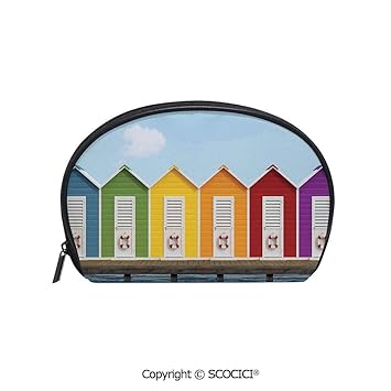 Amazon Com Scocici Women Small Portable Cosmetic Bag Storage Bag