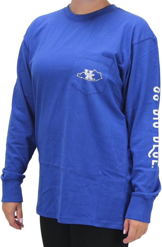 Royce Apparel Pressbox Women' s Kentucky Wildcats Blue Long Sleeve